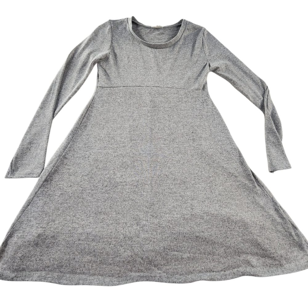 Nordstrom Rolla Coaster Heather Gray Knit Long Sleeve Dress